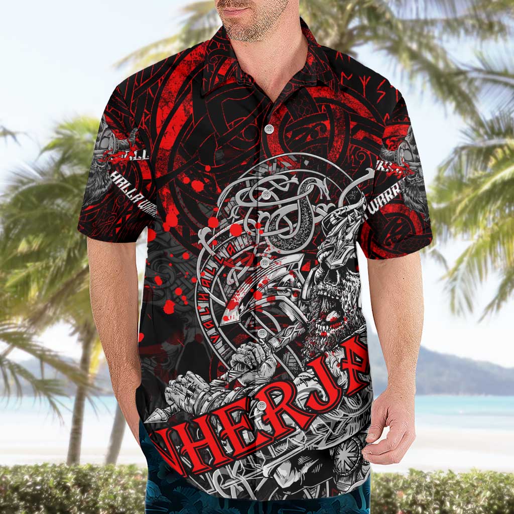 Einherjar Valhalla Hawaiian Shirt Viking Warrior Rage Style