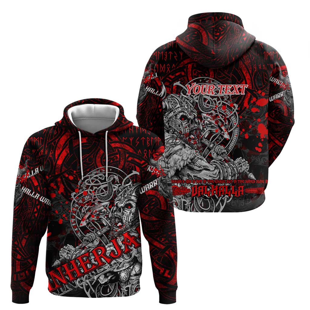 Einherjar Valhalla Hoodie Viking Warrior Rage Style