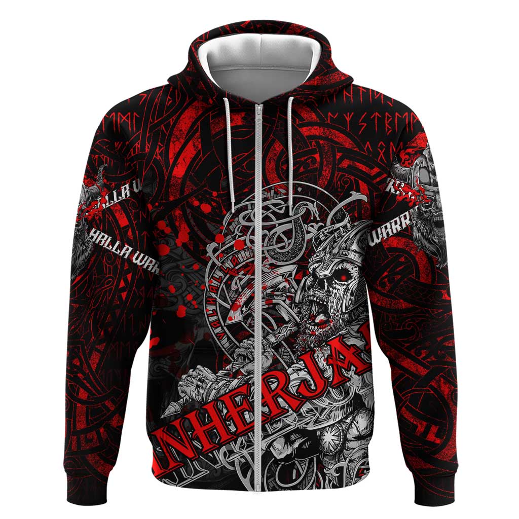 Einherjar Valhalla Hoodie Viking Warrior Rage Style