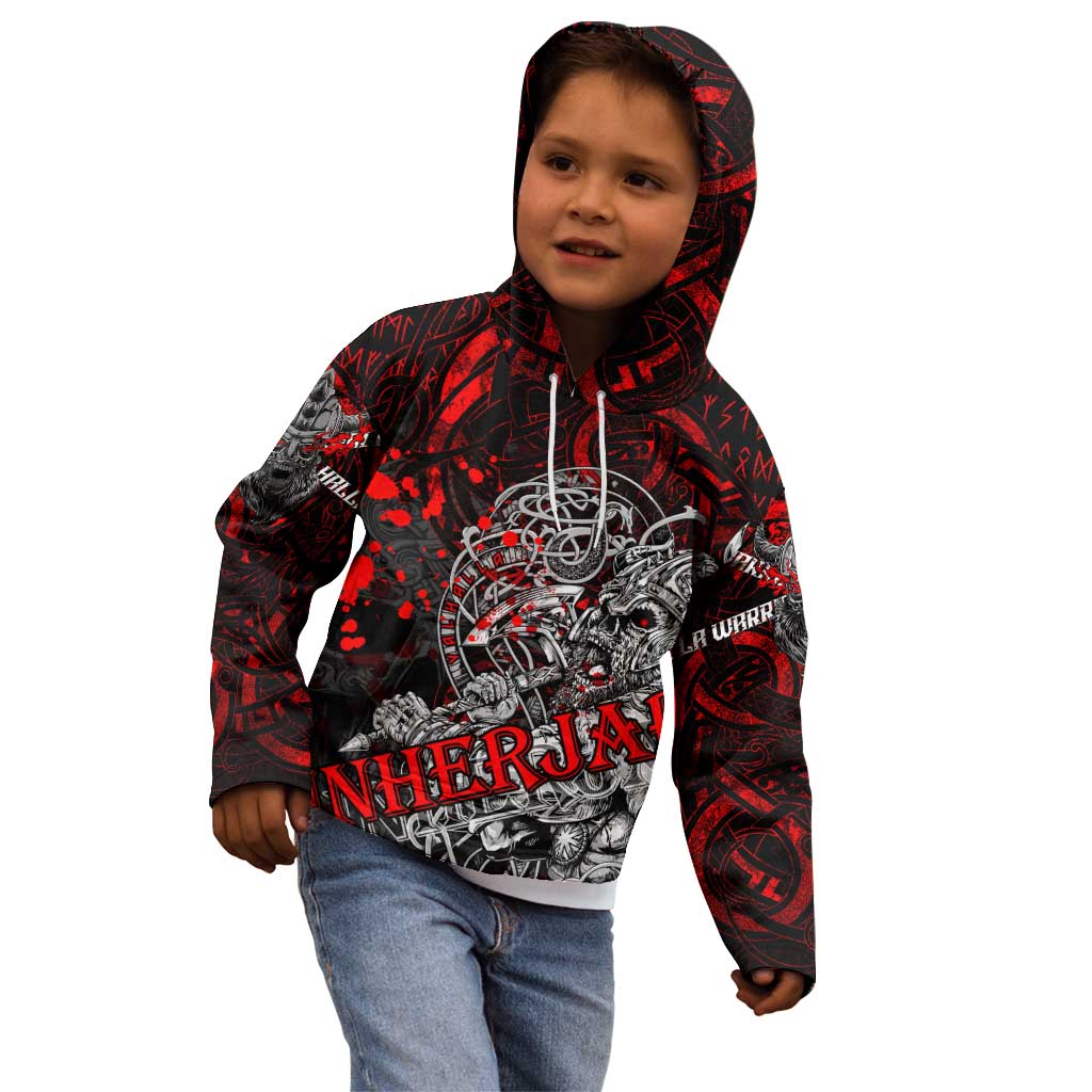 Einherjar Valhalla Kid Hoodie Viking Warrior Rage Style