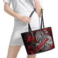 Einherjar Valhalla Leather Tote Bag Viking Warrior Rage Style