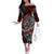 Einherjar Valhalla Off The Shoulder Long Sleeve Dress Viking Warrior Rage Style