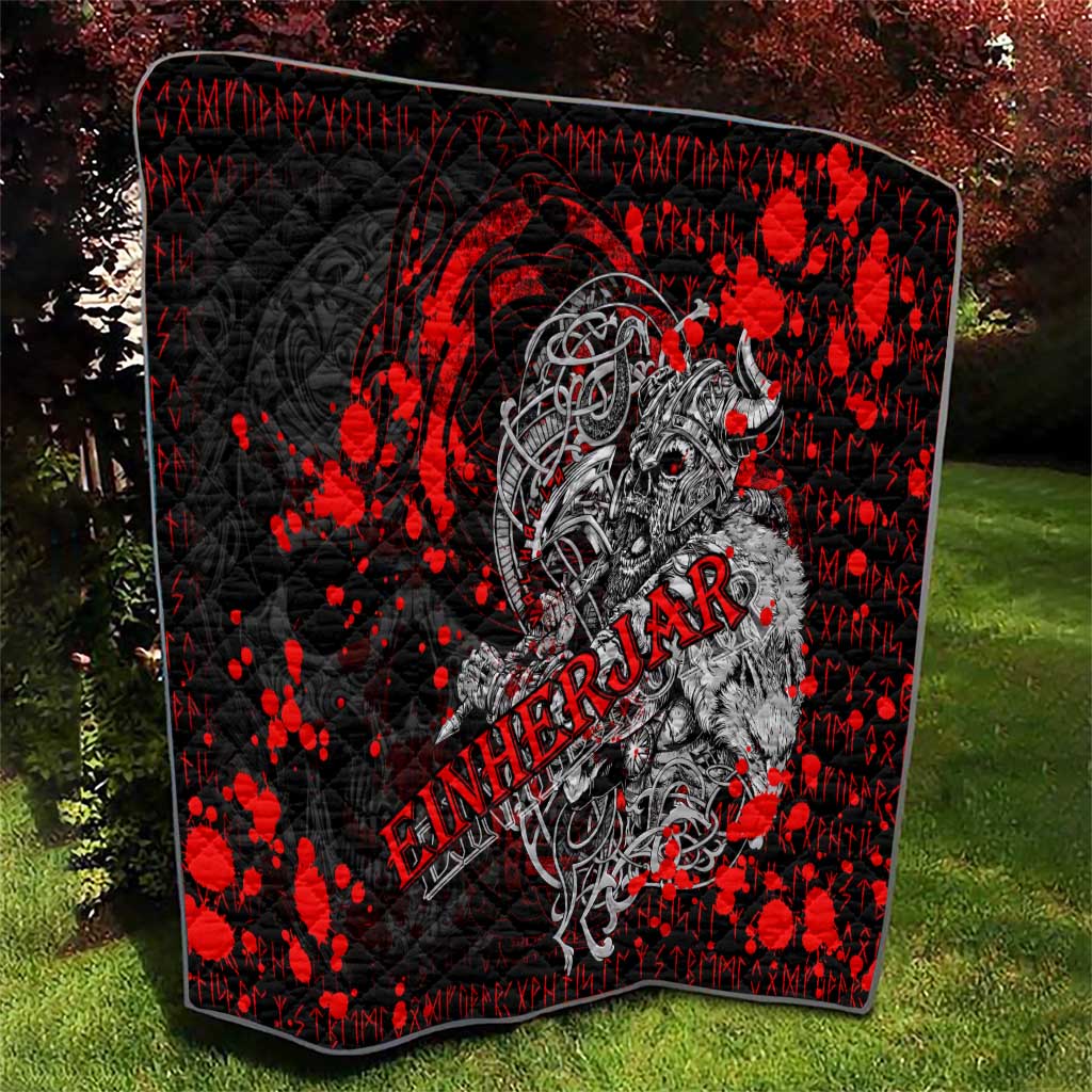 Einherjar Valhalla Quilt Viking Warrior Rage Style