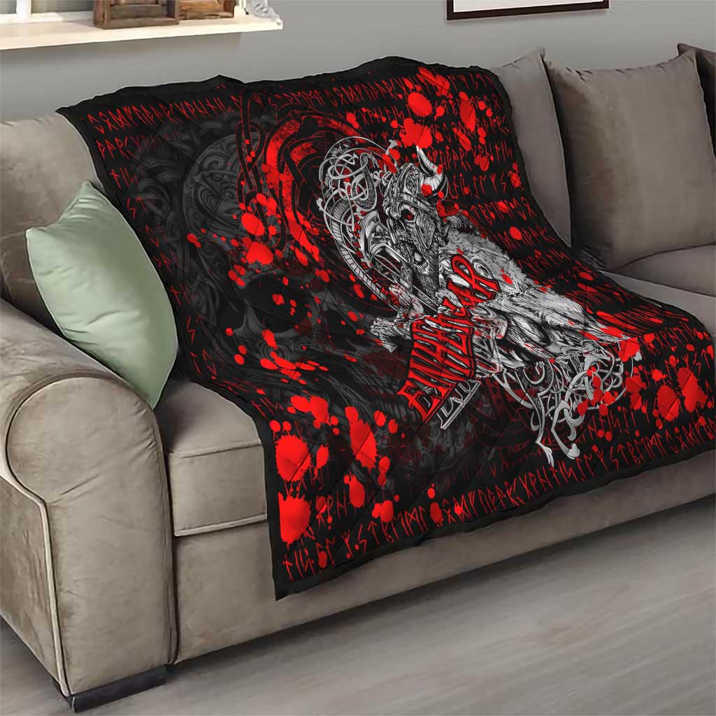 Einherjar Valhalla Quilt Viking Warrior Rage Style