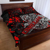 Einherjar Valhalla Quilt Bed Set Viking Warrior Rage Style
