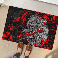 Einherjar Valhalla Rubber Doormat Viking Warrior Rage Style