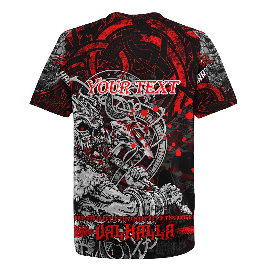 Einherjar Valhalla Rugby Jersey Viking Warrior Rage Style