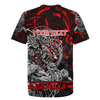 Einherjar Valhalla Rugby Jersey Viking Warrior Rage Style