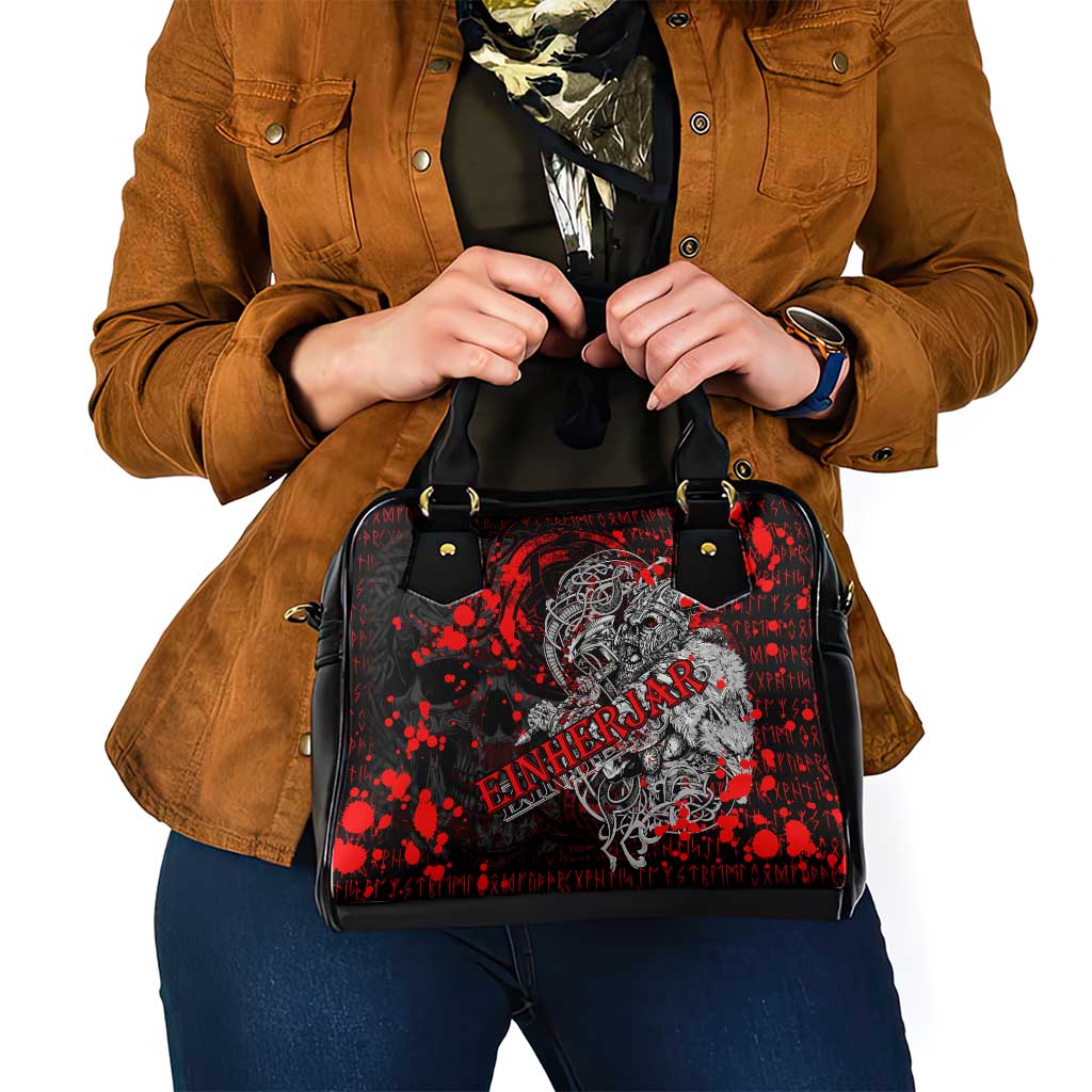 Einherjar Valhalla Shoulder Handbag Viking Warrior Rage Style