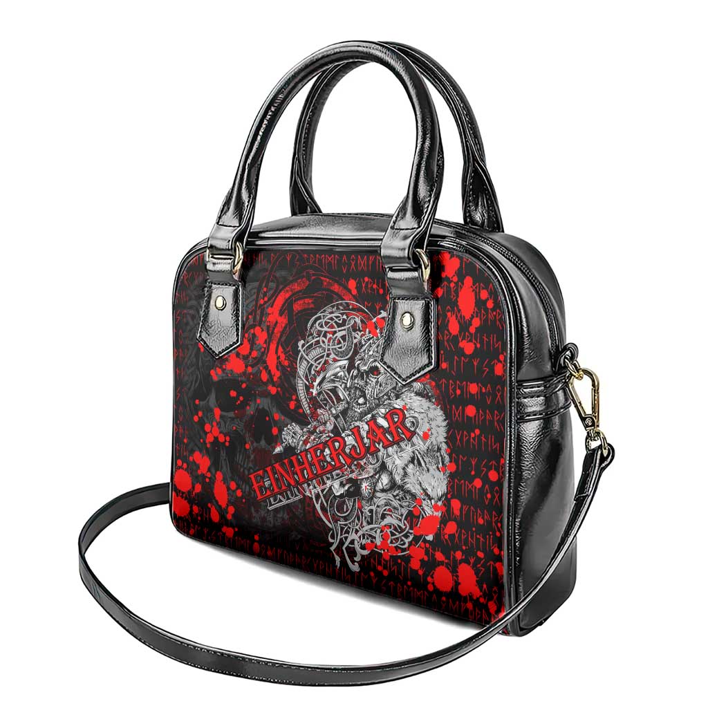 Einherjar Valhalla Shoulder Handbag Viking Warrior Rage Style