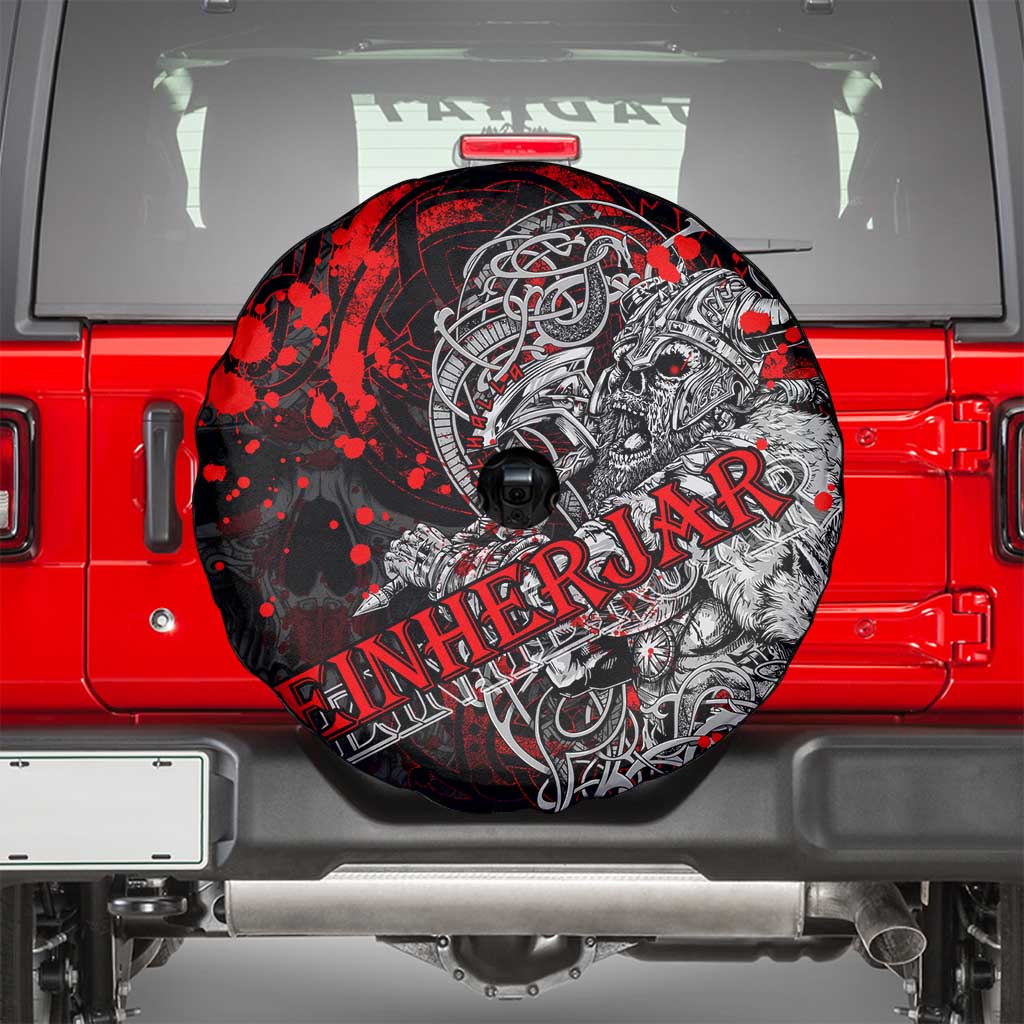 Einherjar Valhalla Spare Tire Cover Viking Warrior Rage Style