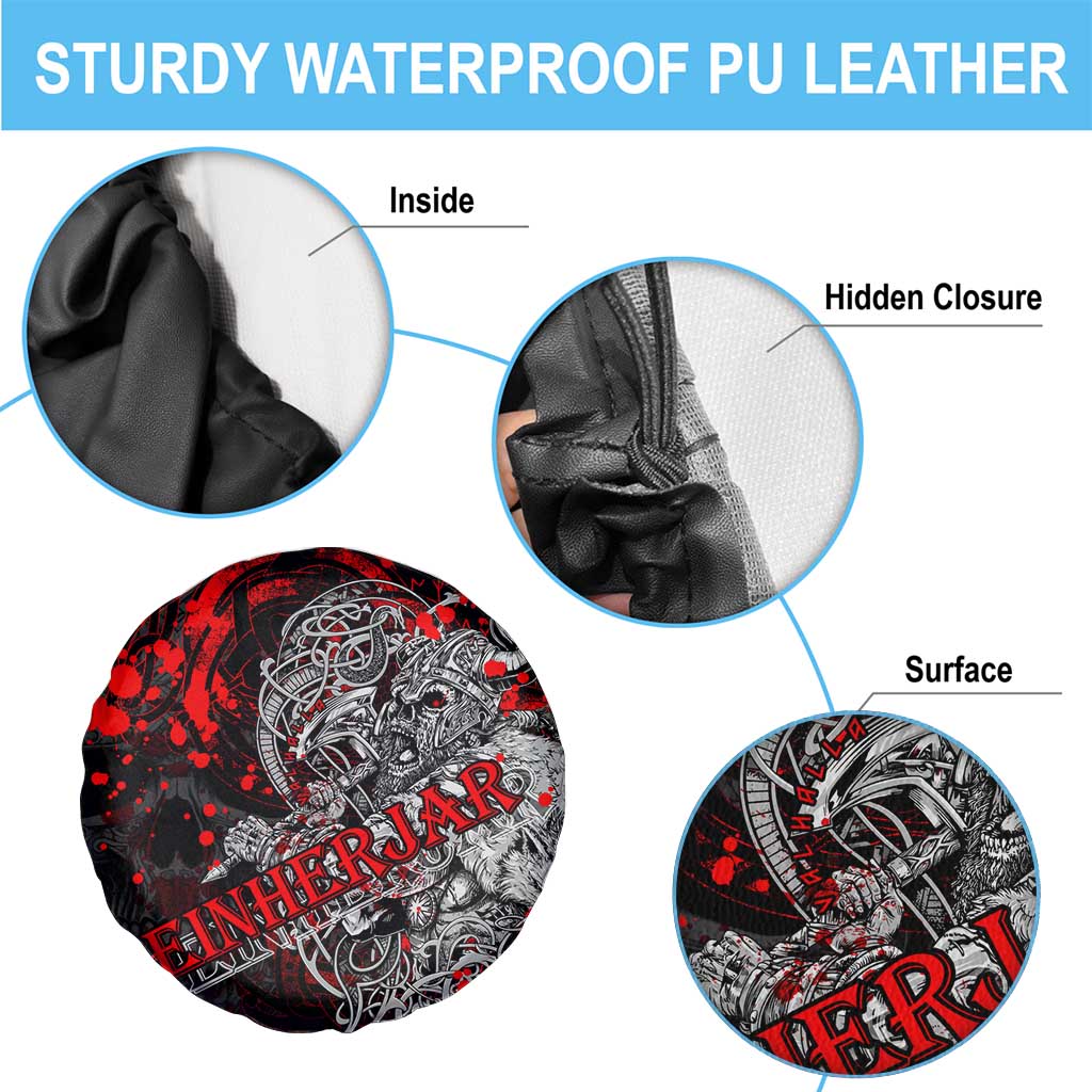 Einherjar Valhalla Spare Tire Cover Viking Warrior Rage Style