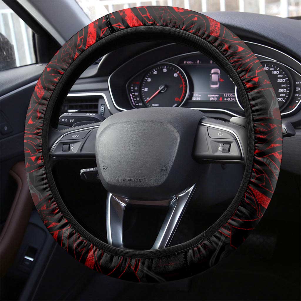 Einherjar Valhalla Steering Wheel Cover Viking Warrior Rage Style