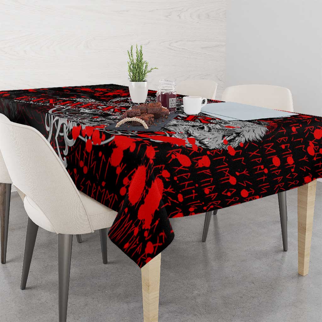 Einherjar Valhalla Tablecloth Viking Warrior Rage Style