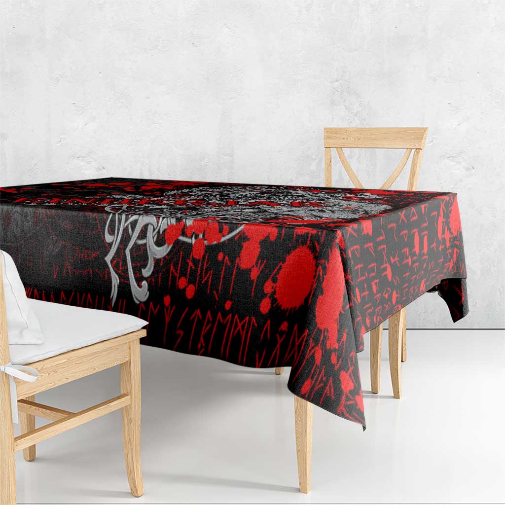 Einherjar Valhalla Tablecloth Viking Warrior Rage Style