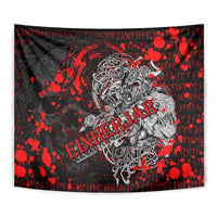 Einherjar Valhalla Tapestry Viking Warrior Rage Style
