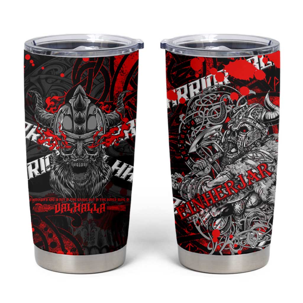 Einherjar Valhalla Tumbler Cup Viking Warrior Rage Style