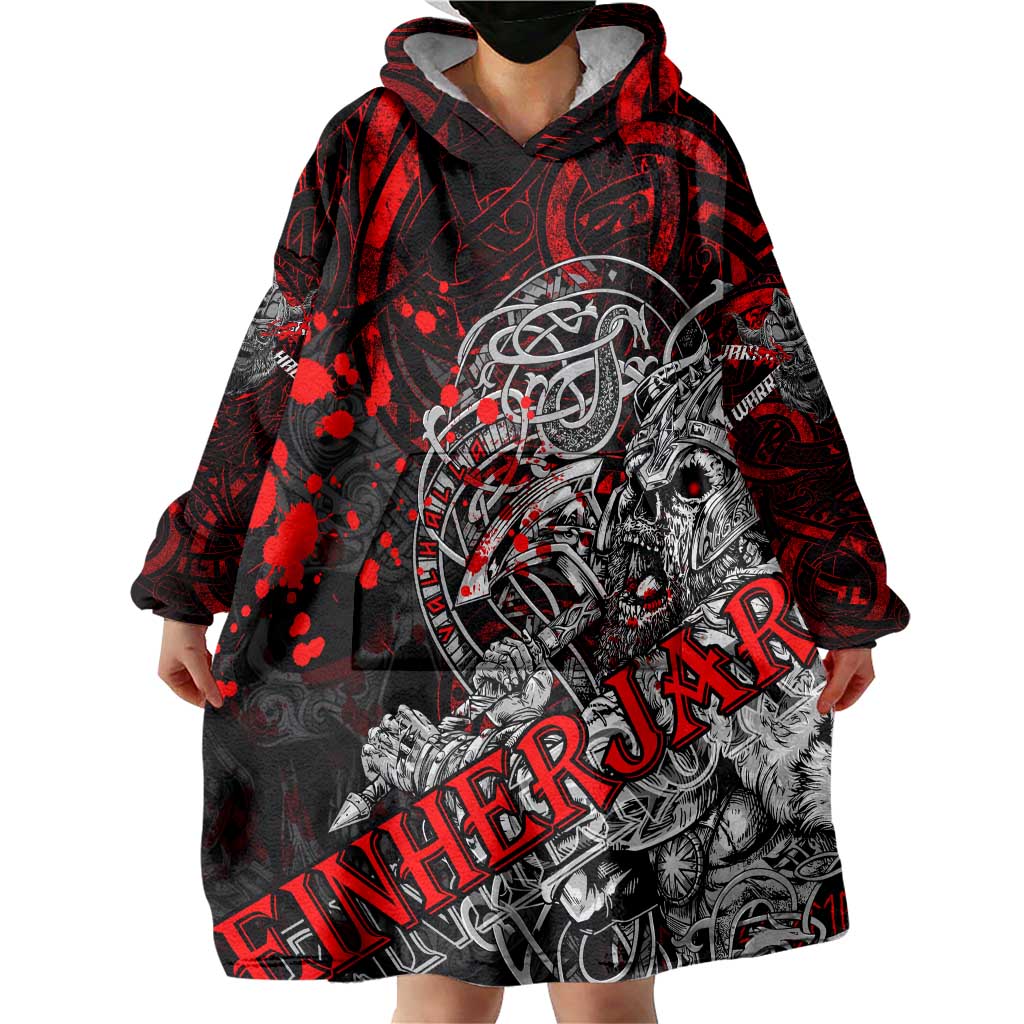 Einherjar Valhalla Wearable Blanket Hoodie Viking Warrior Rage Style