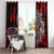 Einherjar Valhalla Window Curtain Viking Warrior Rage Style