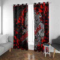 Einherjar Valhalla Window Curtain Viking Warrior Rage Style