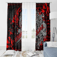 Einherjar Valhalla Window Curtain Viking Warrior Rage Style