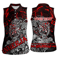 Einherjar Valhalla Women Sleeveless Polo Shirt Viking Warrior Rage Style