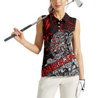 Einherjar Valhalla Women Sleeveless Polo Shirt Viking Warrior Rage Style