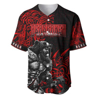 Berserker Bear Warrior Viking Baseball Jersey Tribal Strength and Runic Blood