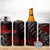 Berserker Bear Warrior Viking 4 in 1 Can Cooler Tumbler Tribal Strength and Runic Blood