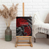Berserker Bear Warrior Viking Canvas Wall Art Tribal Strength and Runic Blood