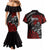 Berserker Bear Warrior Viking Couples Matching Mermaid Dress and Hawaiian Shirt Tribal Strength and Runic Blood