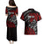 Berserker Bear Warrior Viking Couples Matching Puletasi and Hawaiian Shirt Tribal Strength and Runic Blood