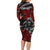Berserker Bear Warrior Viking Family Matching Long Sleeve Bodycon Dress and Hawaiian Shirt Tribal Strength and Runic Blood
