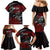 Berserker Bear Warrior Viking Family Matching Mermaid Dress and Hawaiian Shirt Tribal Strength and Runic Blood