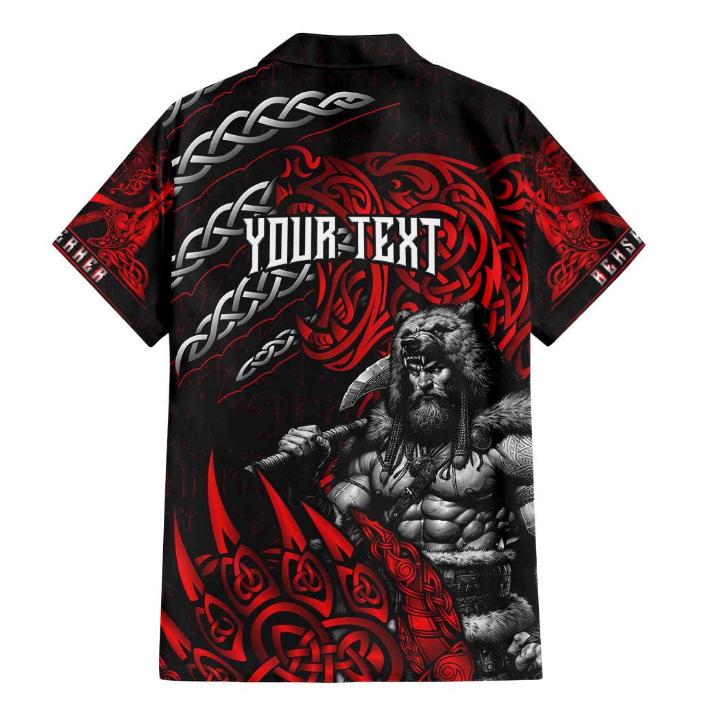 Berserker Bear Warrior Viking Family Matching Mermaid Dress and Hawaiian Shirt Tribal Strength and Runic Blood