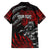 Berserker Bear Warrior Viking Family Matching Off The Shoulder Long Sleeve Dress and Hawaiian Shirt Tribal Strength and Runic Blood