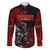 Berserker Bear Warrior Viking Family Matching Off Shoulder Short Dress and Hawaiian Shirt Tribal Strength and Runic Blood