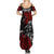 Berserker Bear Warrior Viking Family Matching Summer Maxi Dress and Hawaiian Shirt Tribal Strength and Runic Blood