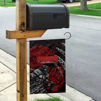 Berserker Bear Warrior Viking Garden Flag Tribal Strength and Runic Blood