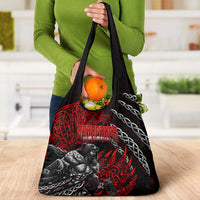 Berserker Bear Warrior Viking Grocery Bag Tribal Strength and Runic Blood