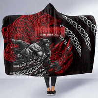 Berserker Bear Warrior Viking Hooded Blanket Tribal Strength and Runic Blood