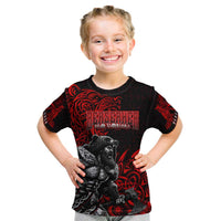 Berserker Bear Warrior Viking Kid T Shirt Tribal Strength and Runic Blood