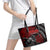Berserker Bear Warrior Viking Leather Tote Bag Tribal Strength and Runic Blood