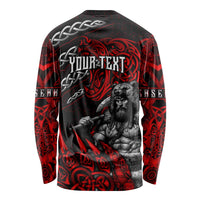 Berserker Bear Warrior Viking Long Sleeve Shirt Tribal Strength and Runic Blood