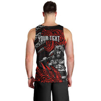 Berserker Bear Warrior Viking Men Tank Top Tribal Strength and Runic Blood