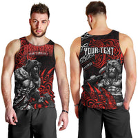 Berserker Bear Warrior Viking Men Tank Top Tribal Strength and Runic Blood