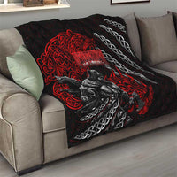 Berserker Bear Warrior Viking Quilt Tribal Strength and Runic Blood