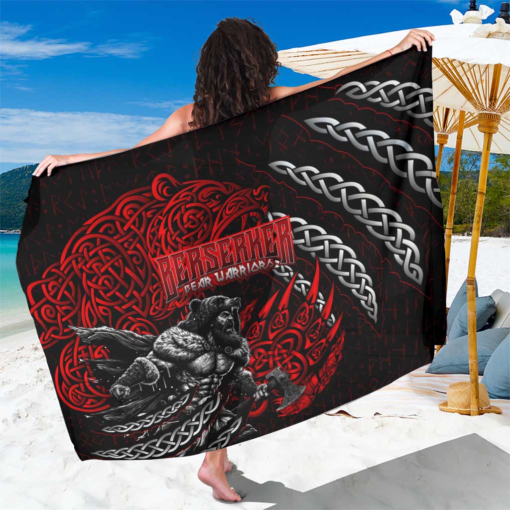 Berserker Bear Warrior Viking Sarong Tribal Strength and Runic Blood