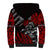 Berserker Bear Warrior Viking Sherpa Hoodie Tribal Strength and Runic Blood