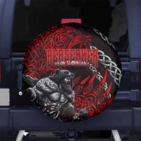 Berserker Bear Warrior Viking Spare Tire Cover Tribal Strength and Runic Blood